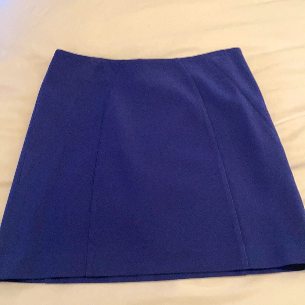 Preppy LOFT cobalt blue skirt